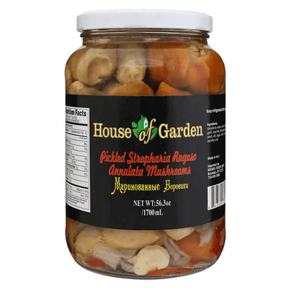 Pickled Mushroom Boroviki Stropharia – 57.48 fl oz (1.7lt)